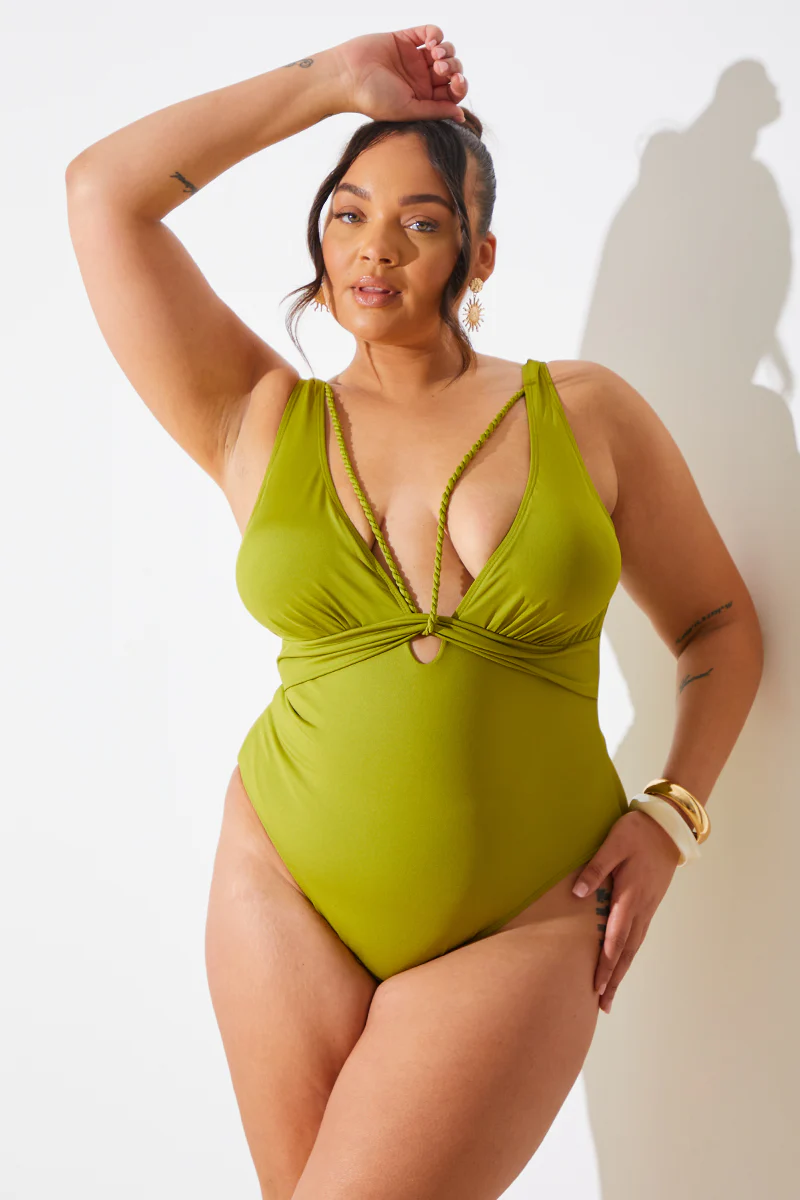 Plait Detail Swimsuit - Image 5