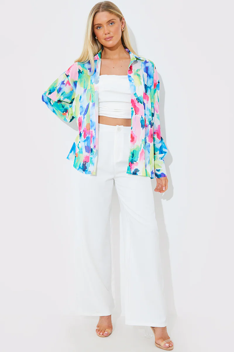 Printed Co-Ord Shirt - Image 2