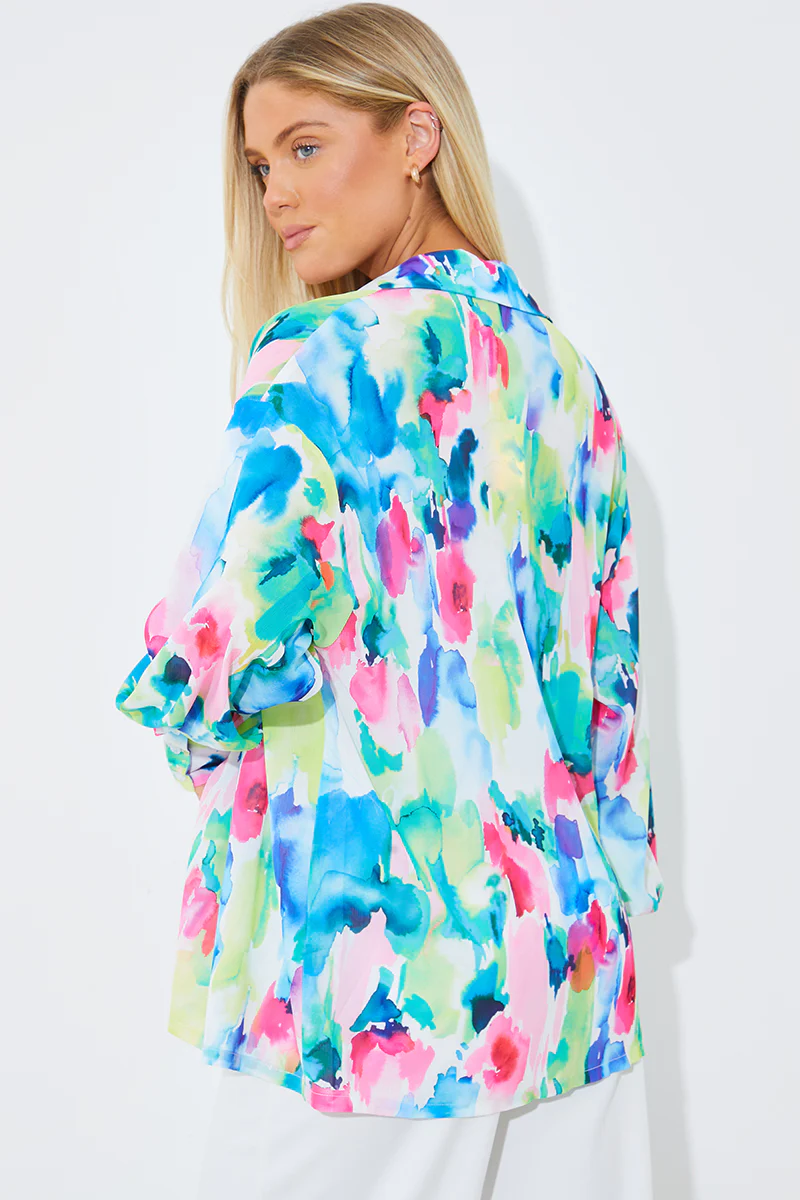 Printed Co-Ord Shirt - Image 3