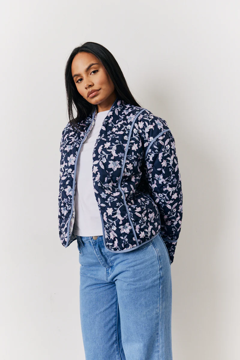 Reversible Printed Quilted Jacket - Image 5