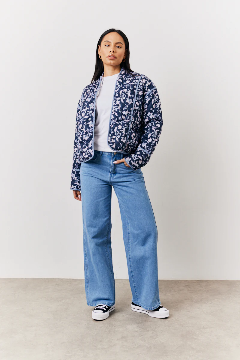 Reversible Printed Quilted Jacket - Image 6