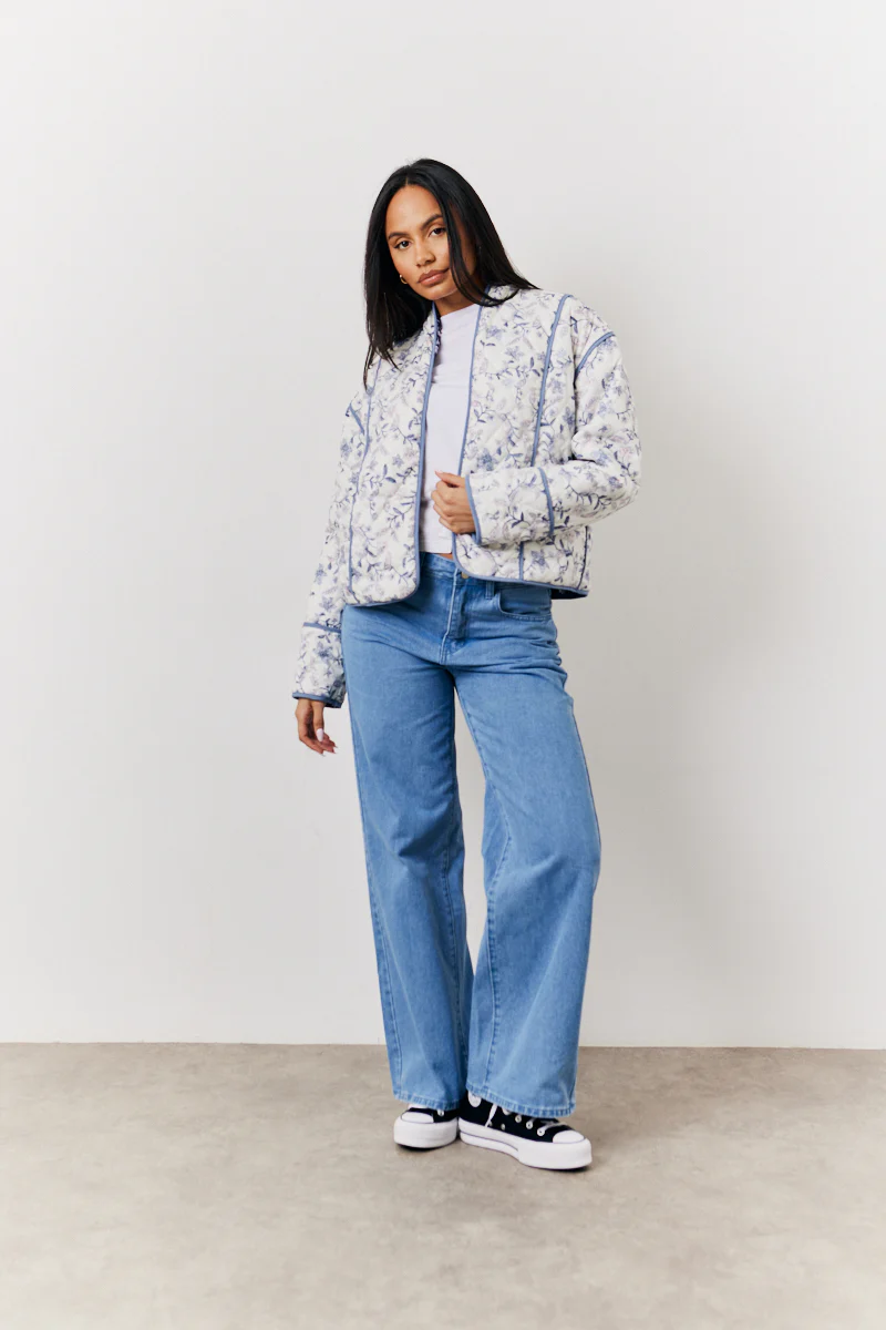 Reversible Printed Quilted Jacket - Image 8