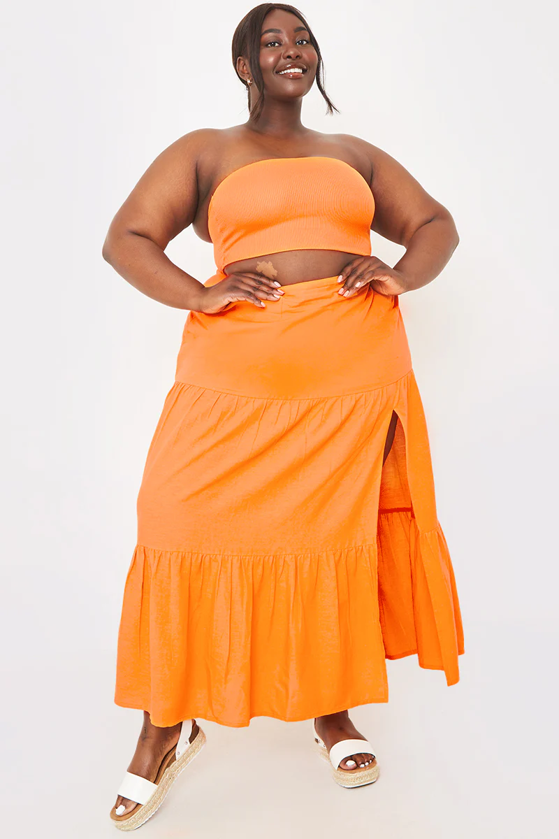 Ribbed Bandeau Crop Top - Image 5