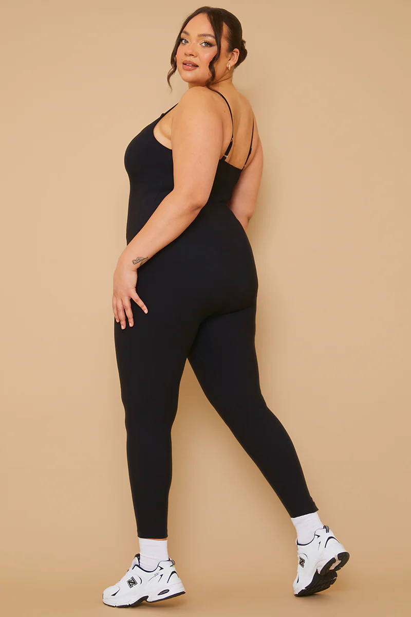 Built-In Bra Strappy Sculpt and Control Unitard - Image 5