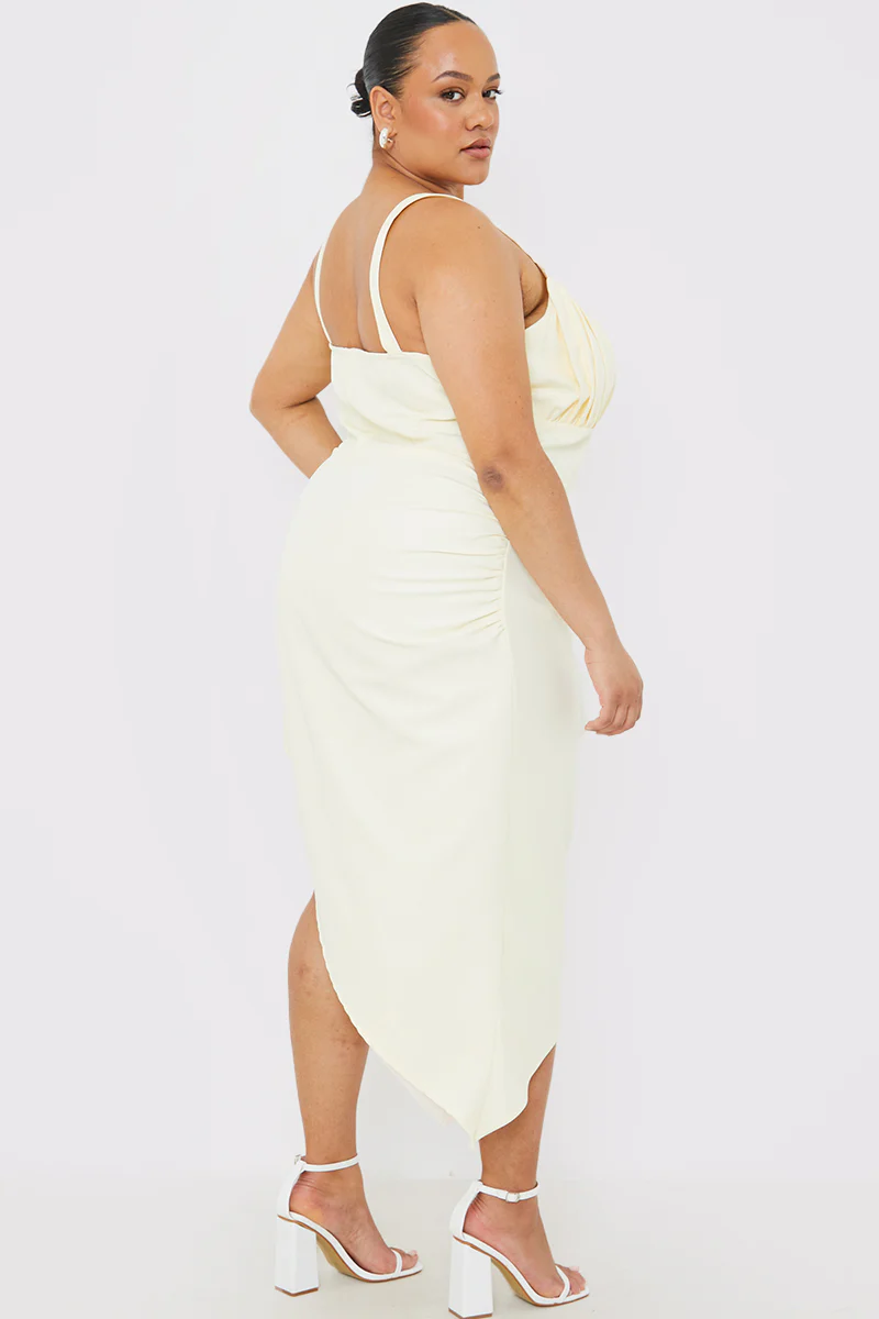 Ruched Midi Dress - Image 7