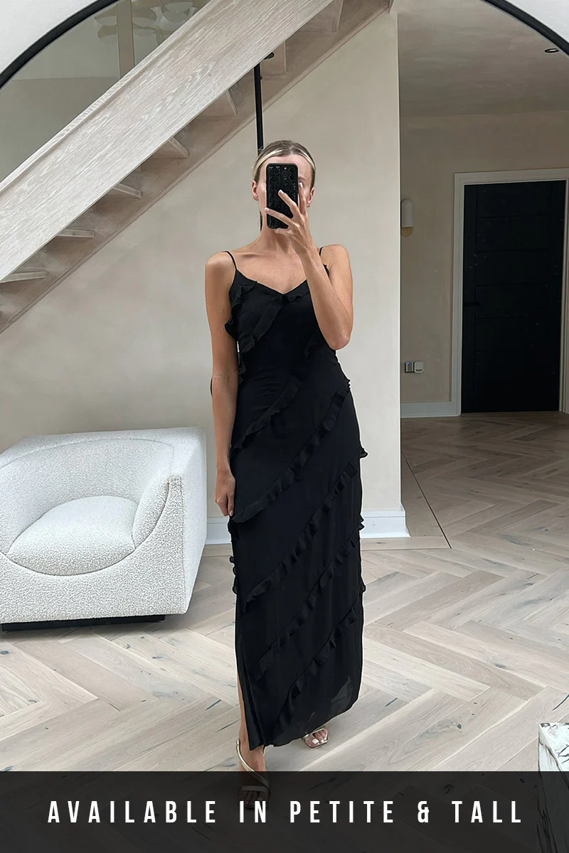 Ruffle Detail Maxi Dress - Image 42