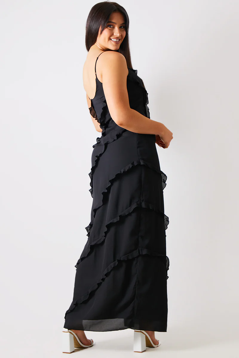 Ruffle Detail Maxi Dress - Image 5