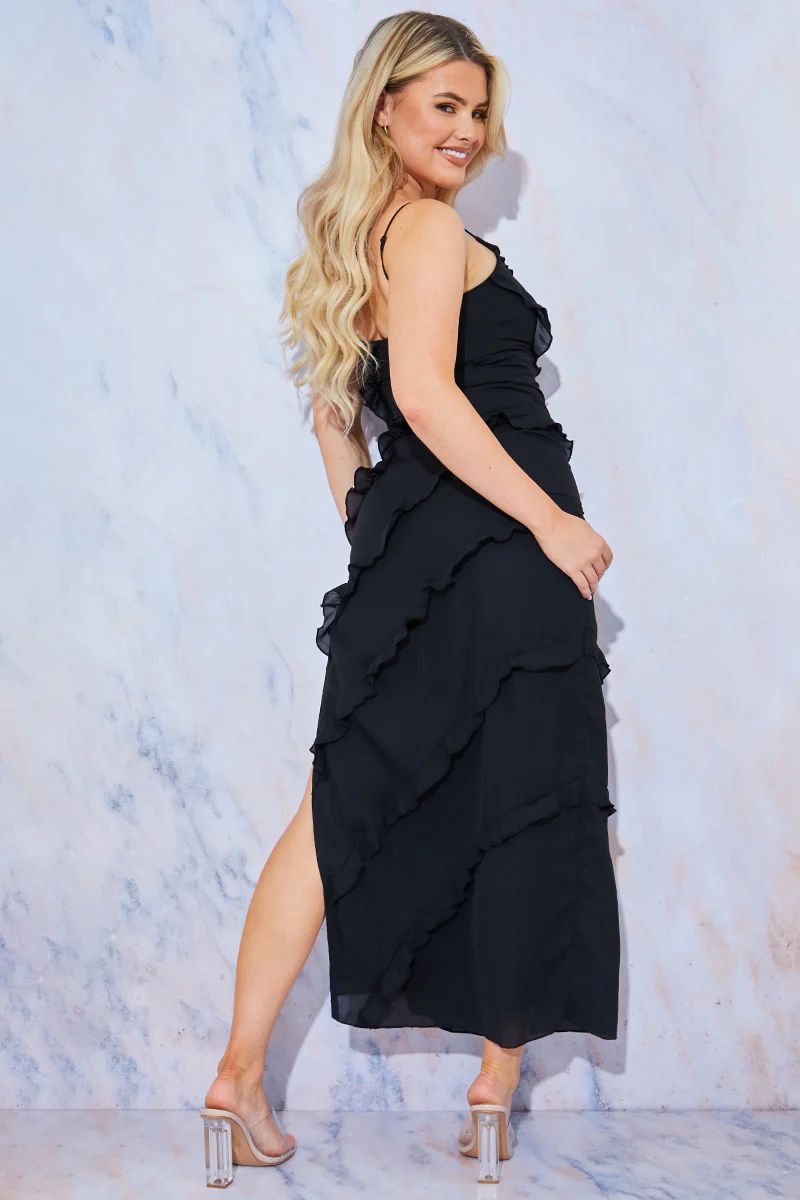 Ruffle Detail Maxi Dress - Image 7