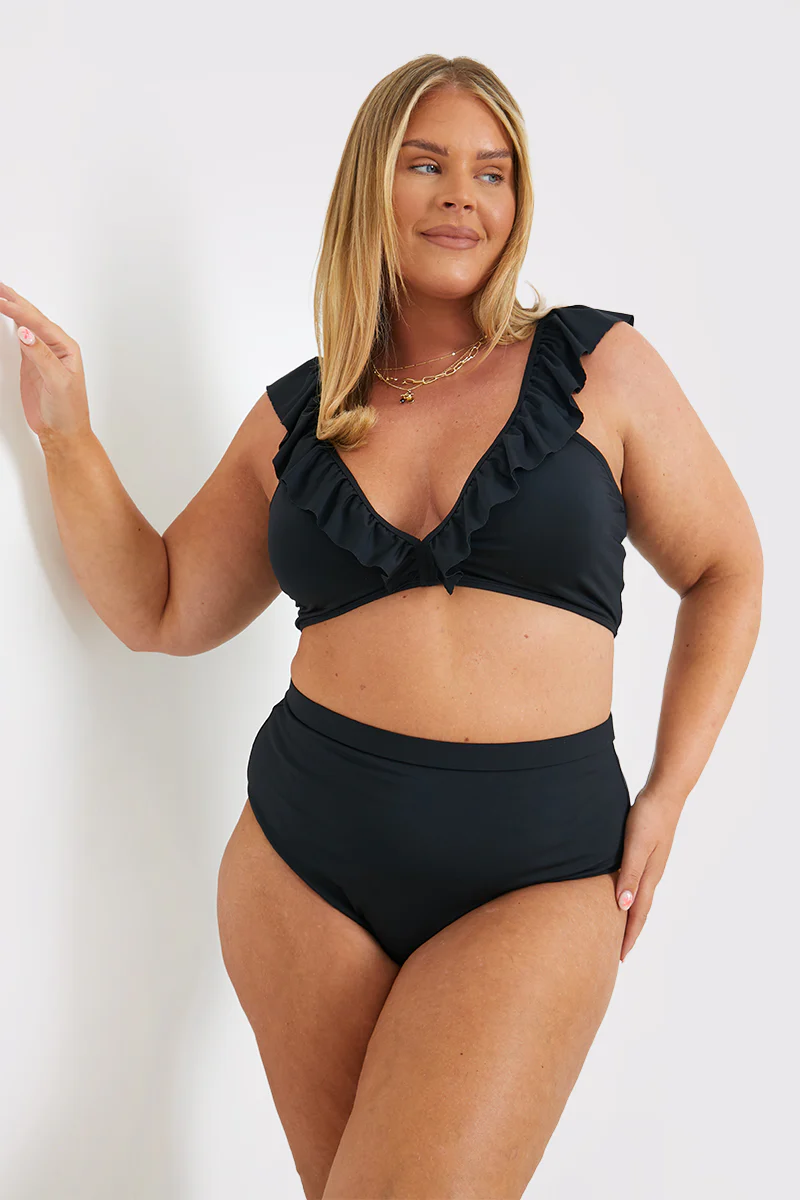 Ruffle Neck Bikini Top - Image 5