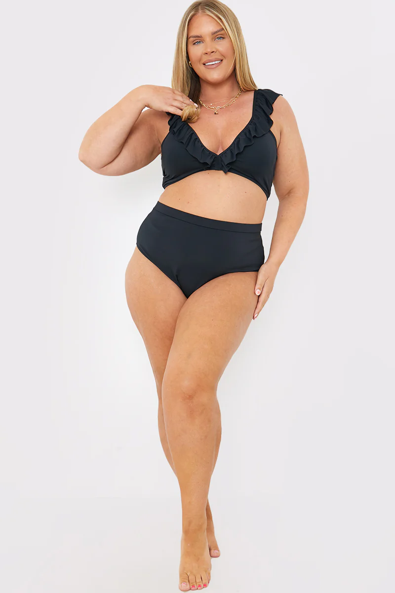Ruffle Neck Bikini Top - Image 6