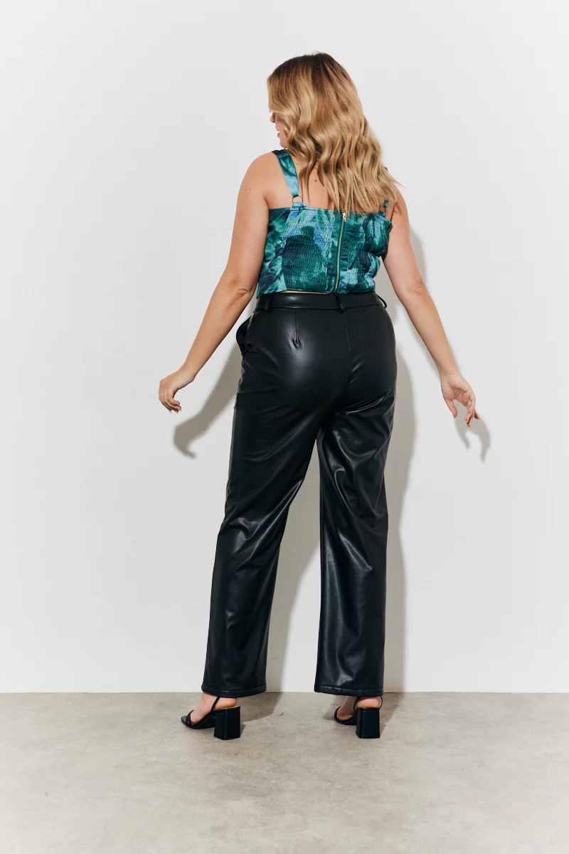 Printed Satin Corset - Image 6