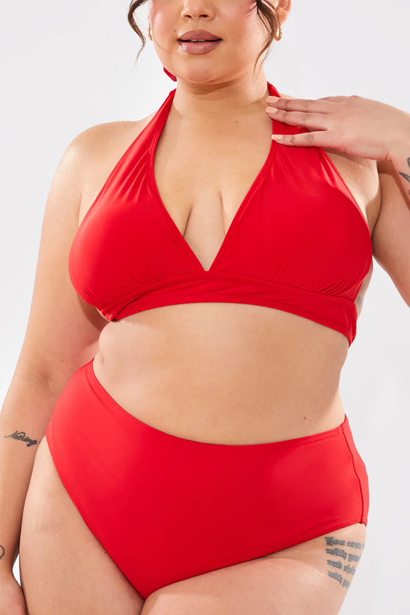 Sculpting Halter Neck Bikini Top - Image 7