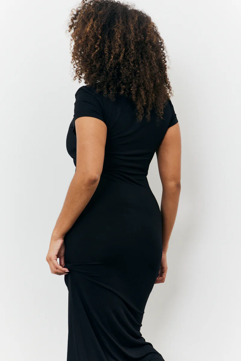 Sculpting Cap Sleeve Maxi Dress - Image 12
