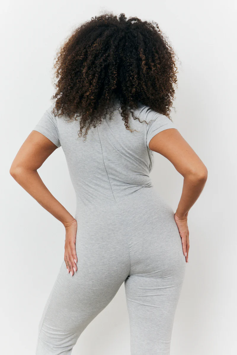 Sculpting Short Sleeve Wide Leg Jumpsuit - Image 8