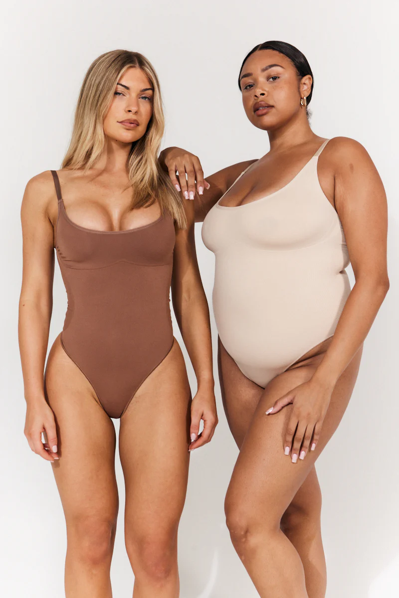Seamless Strappy Snatched Shapewear Bodysuit - Image 2