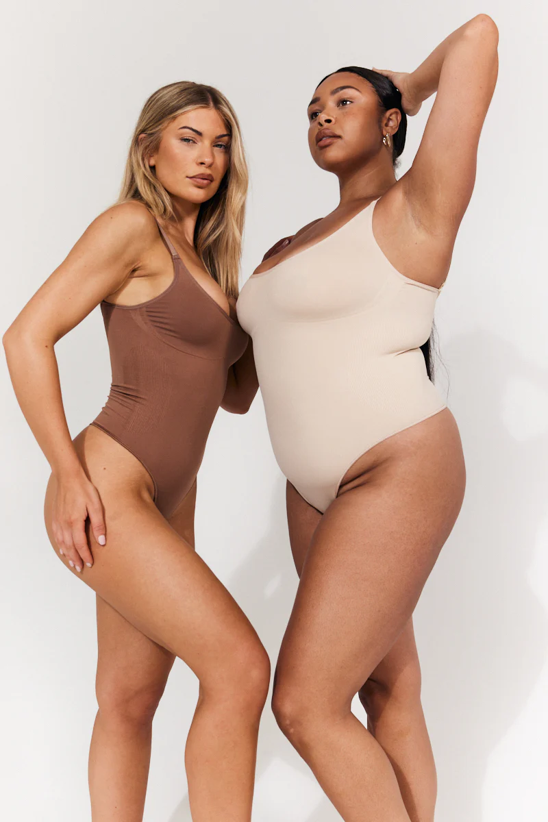 Seamless Strappy Snatched Shapewear Bodysuit - Image 4