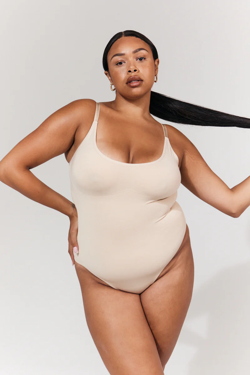 Seamless Strappy Snatched Shapewear Bodysuit - Image 3