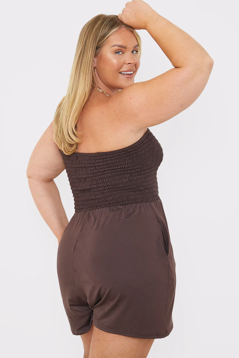 Shirred Bust Playsuit - Image 8