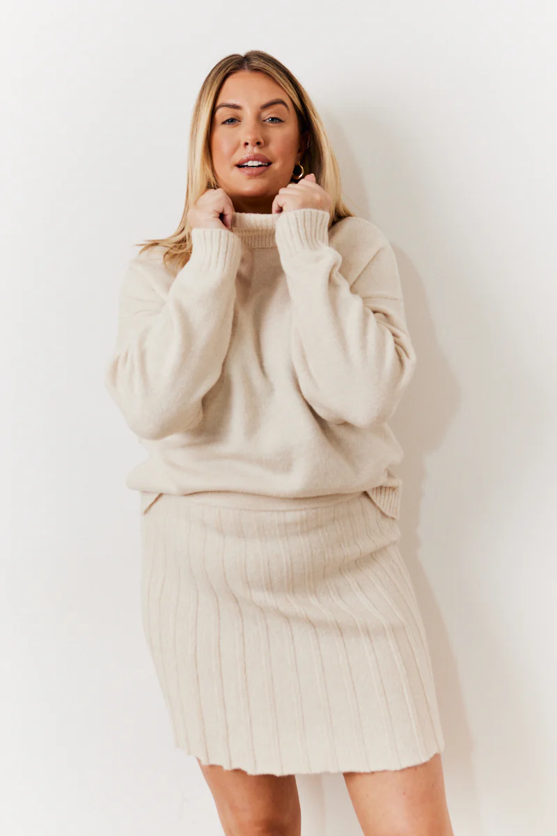 Turtle Neck Co-Ord Jumper - Image 5