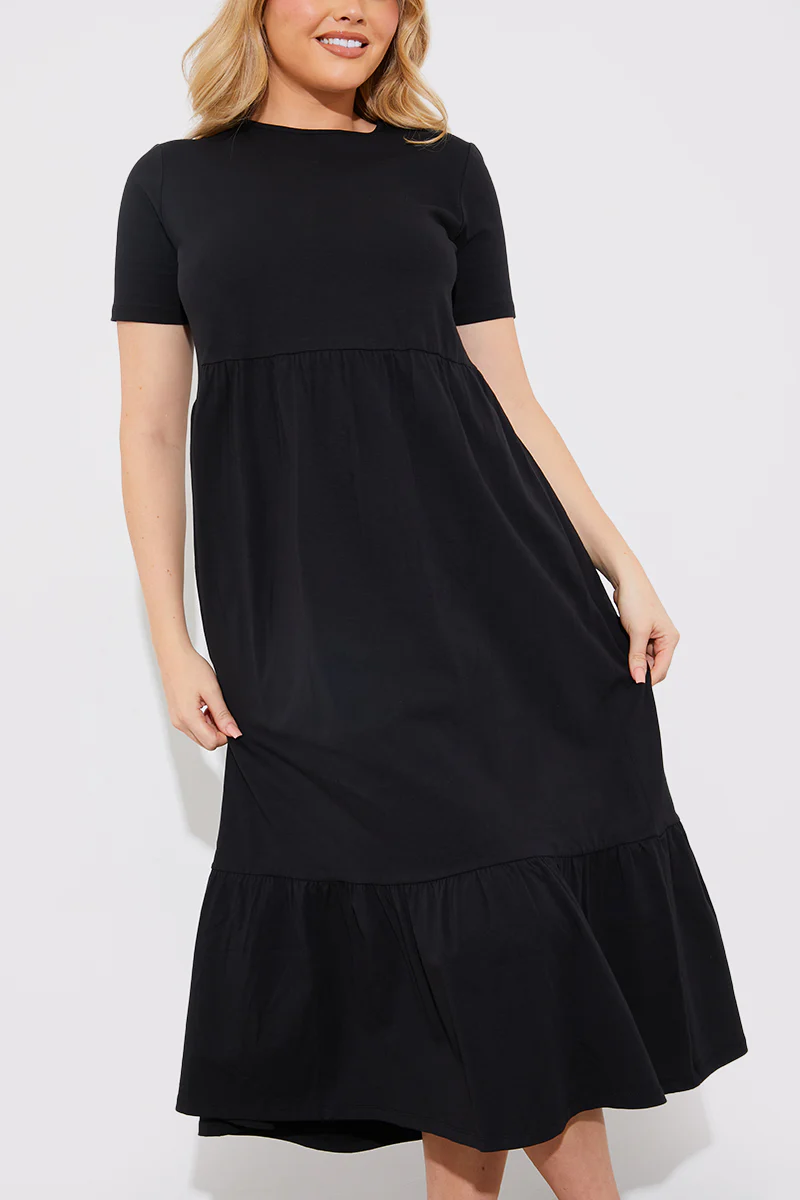 Smock Midaxi T-Shirt Dress - Image 3