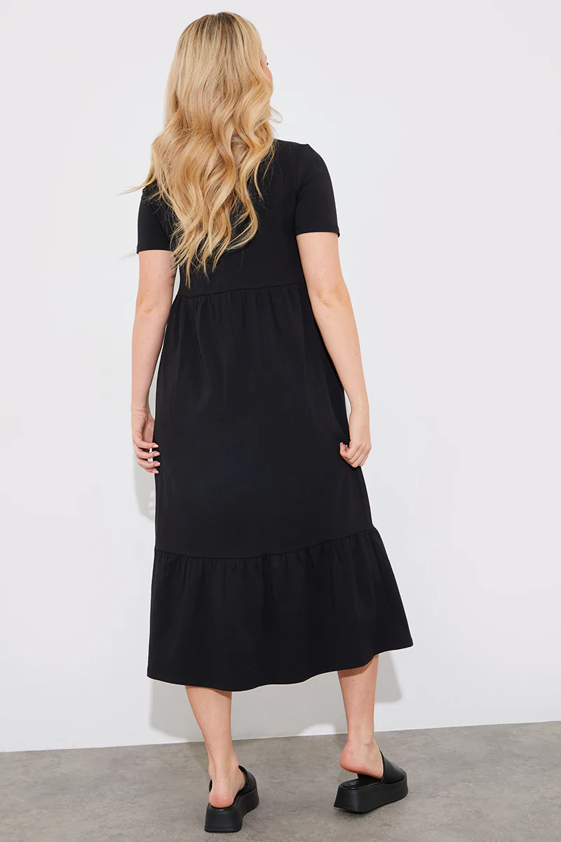Smock Midaxi T-Shirt Dress - Image 4