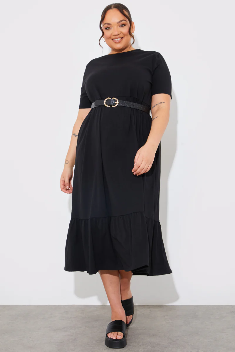 Smock Midaxi T-Shirt Dress - Image 5