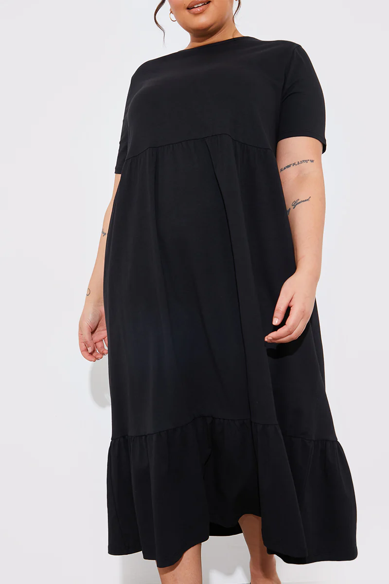 Smock Midaxi T-Shirt Dress - Image 6