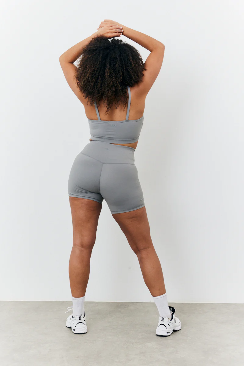 Soft Touch Cross Over Waist Cycling Shorts - Image 10