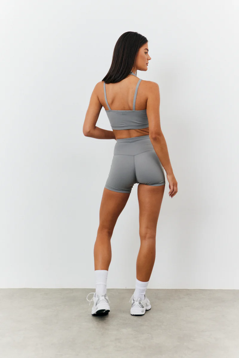 Soft Touch Cross Over Waist Cycling Shorts - Image 5