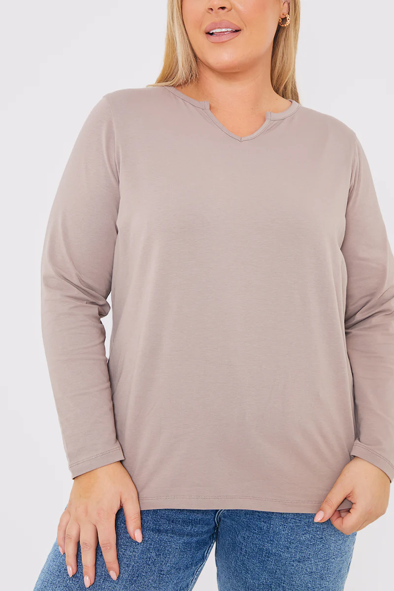 Stone Notch Long Sleeve Top - Image 2