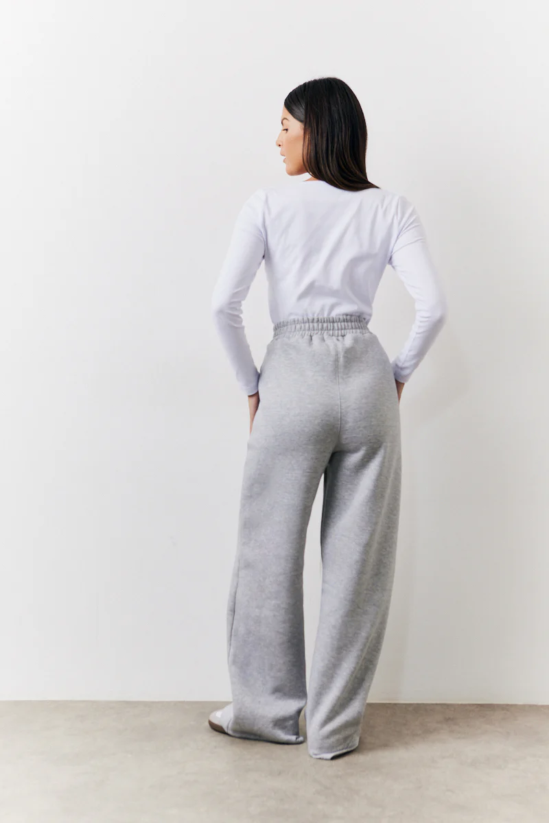 Grey Straight Leg Jogger - Image 3