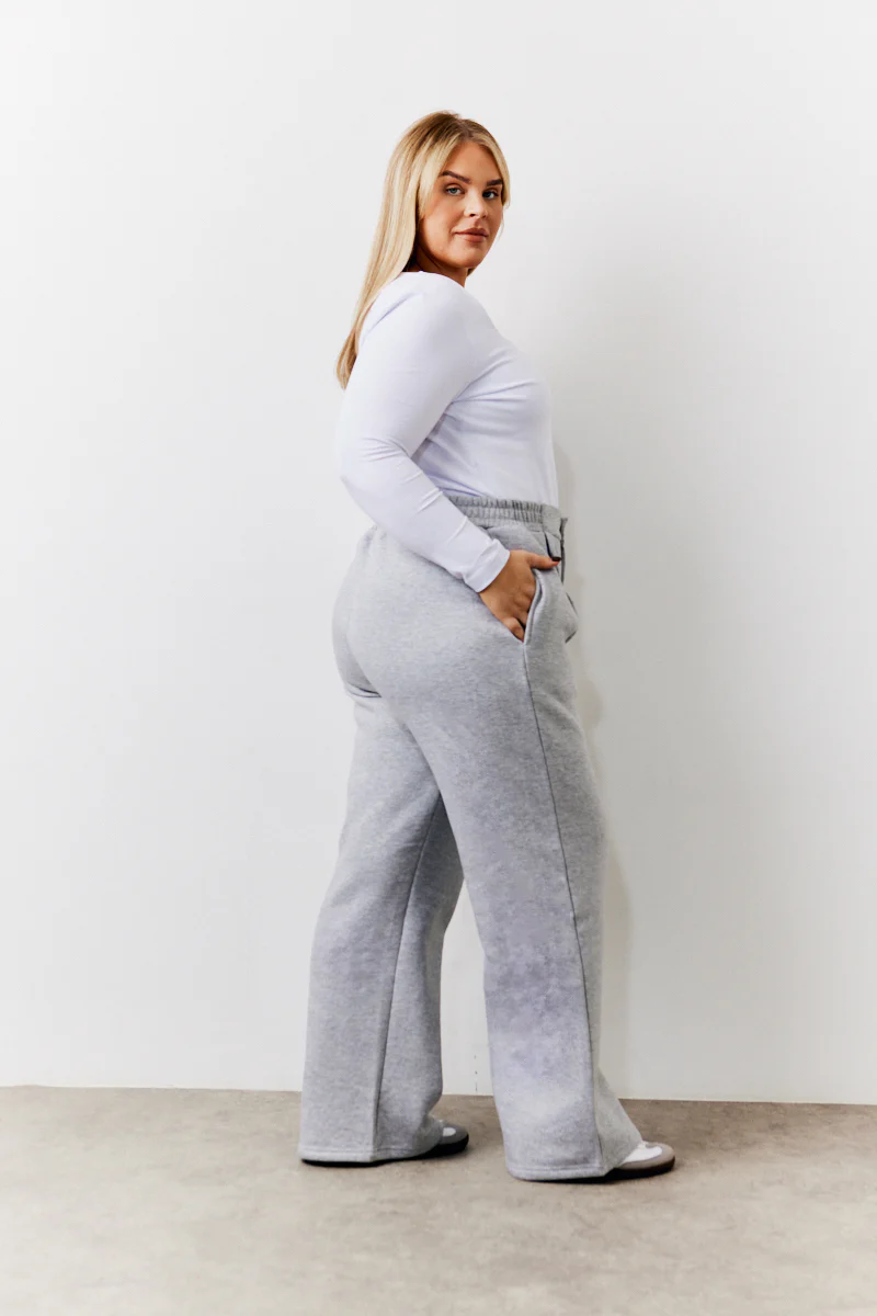 Grey Straight Leg Jogger - Image 7