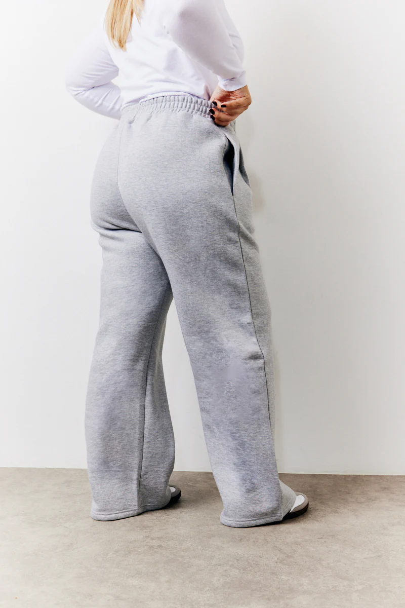 Grey Straight Leg Jogger - Image 8