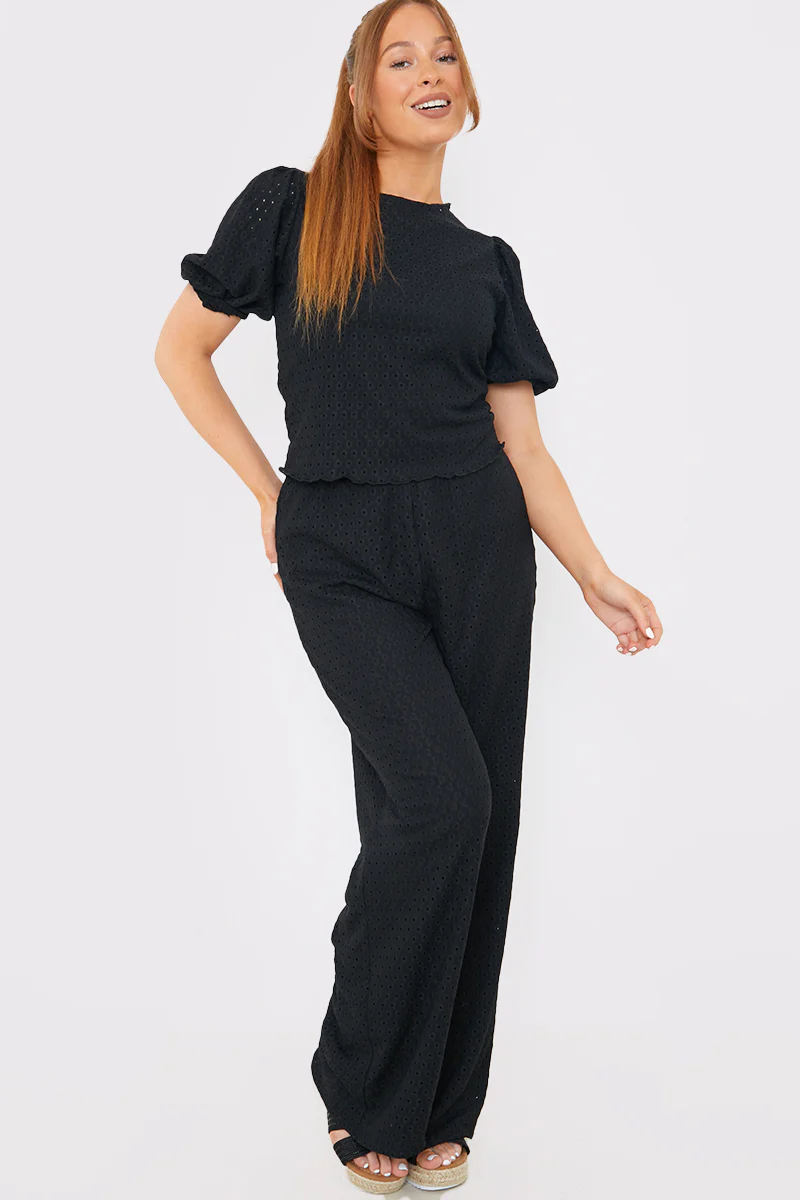 Stretch Broderie Top - Image 2