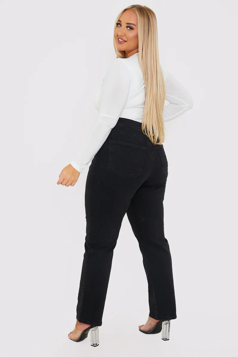 Stretch Mom Jeans - Image 3