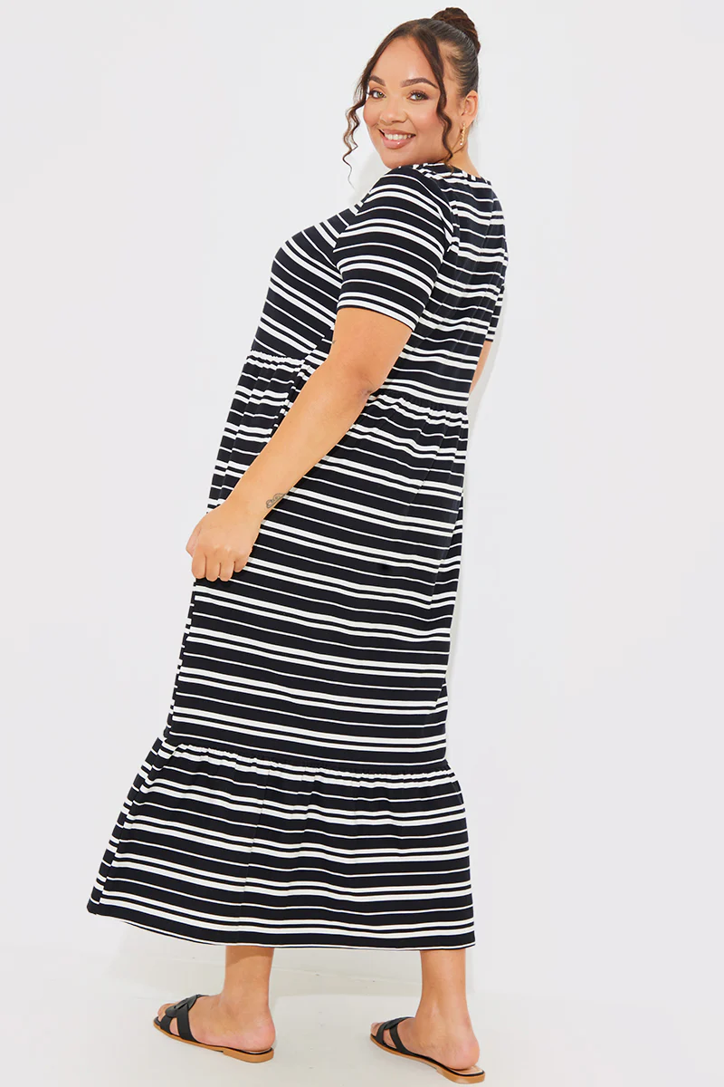 Stripe Smock Midaxi Dress - Image 6
