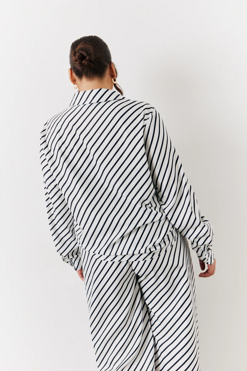 Black & White Striped Shirt - Image 4