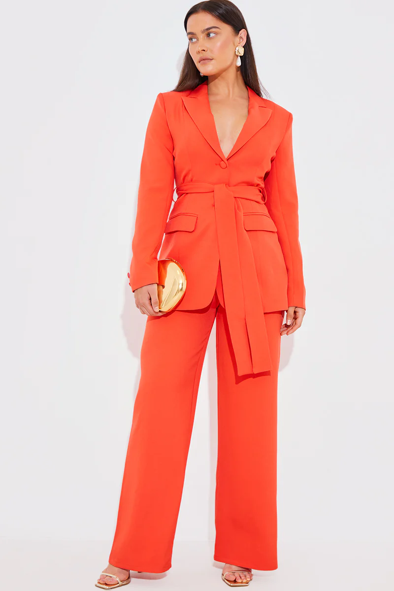 Tailored Belted Blazer - Image 3