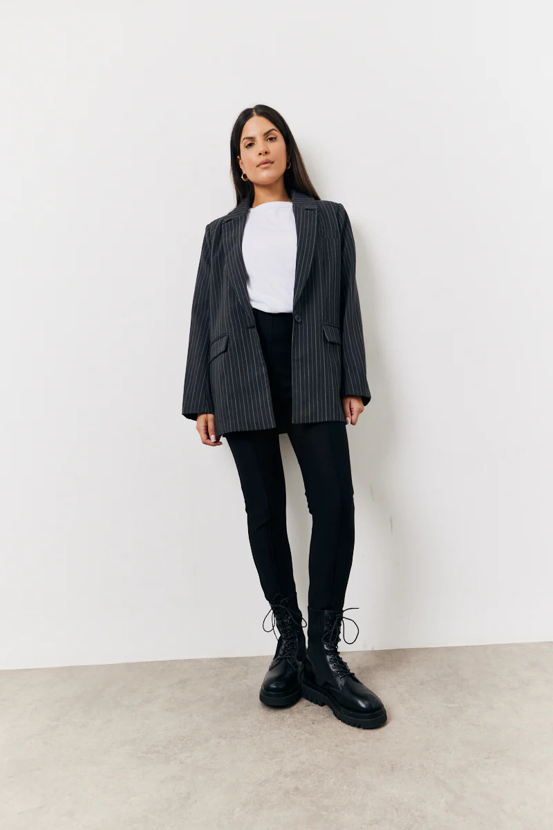 Tailored Pinstripe Co-Ord Blazer - Image 10