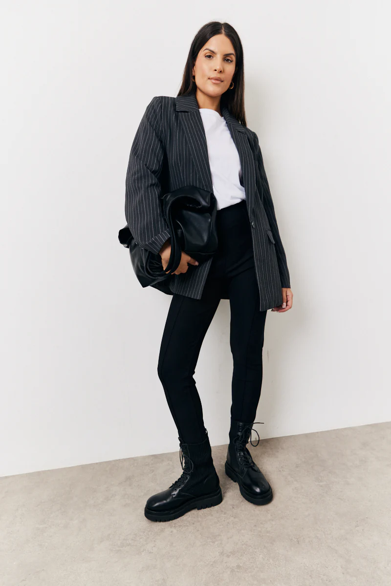 Tailored Pinstripe Co-Ord Blazer - Image 3