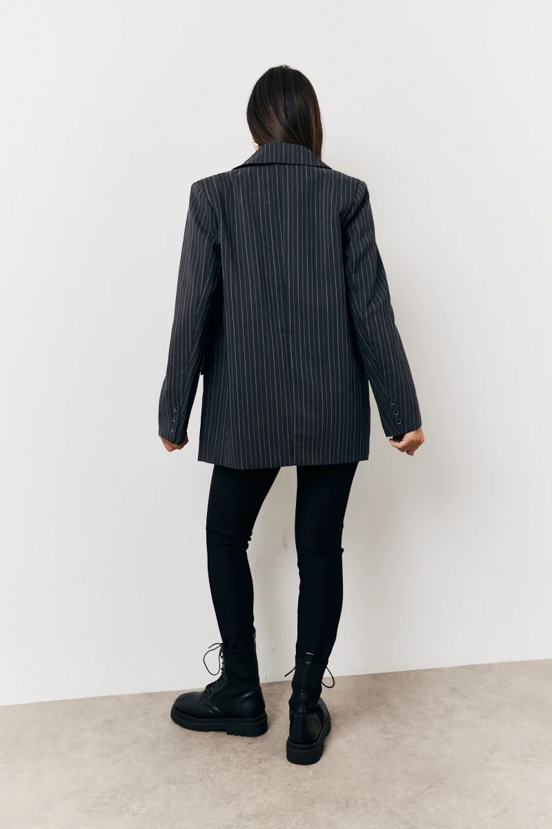 Tailored Pinstripe Co-Ord Blazer - Image 5