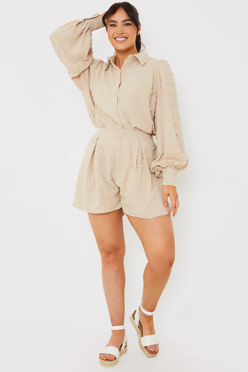 Textured Dobby Detail Co-Ord Shirt - Image 2