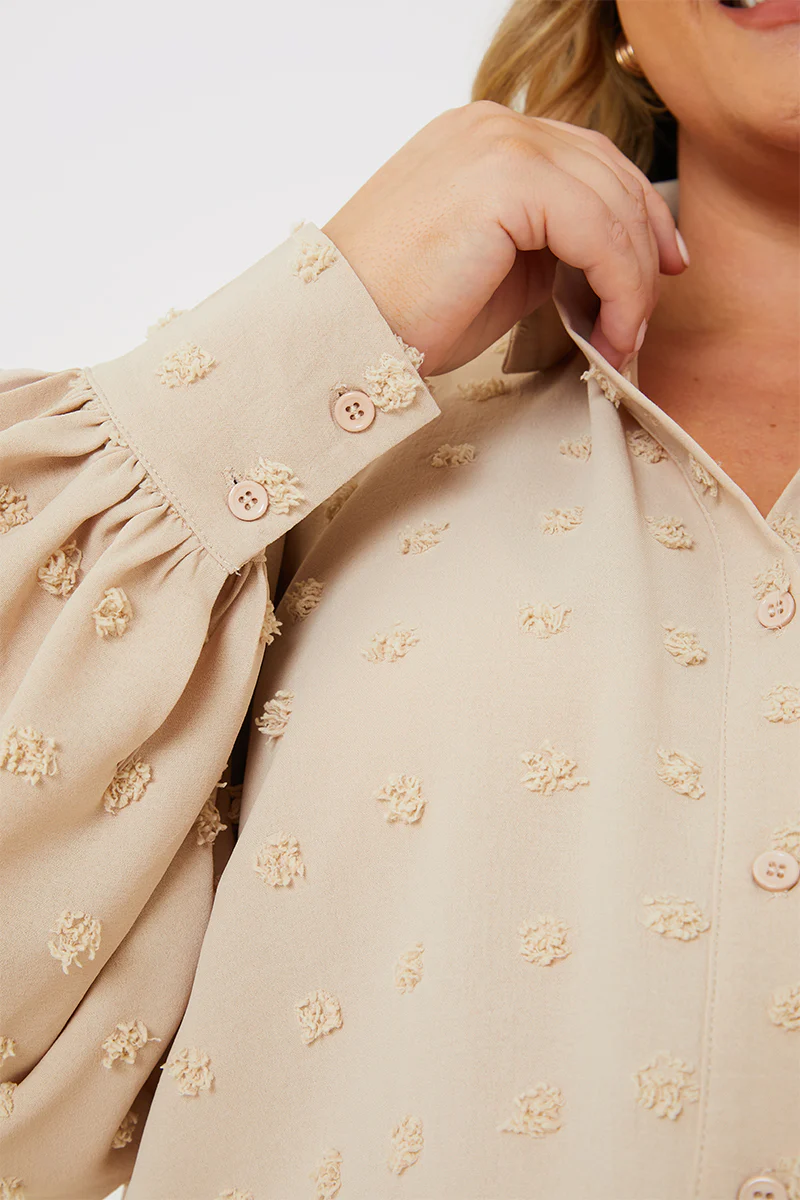 Textured Dobby Detail Co-Ord Shirt - Image 7