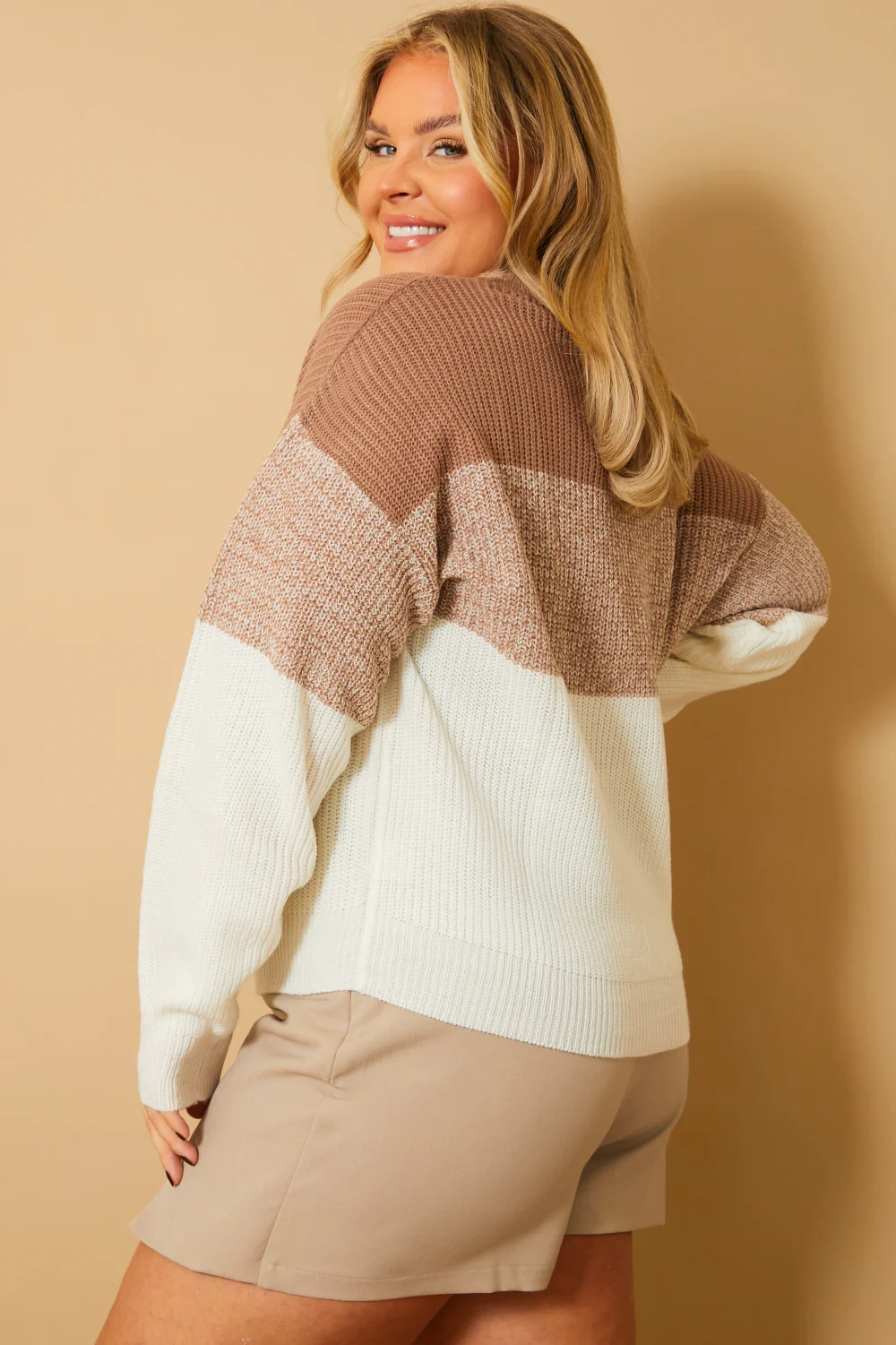 Tonal Crew Neck Knit Jumper - Image 8