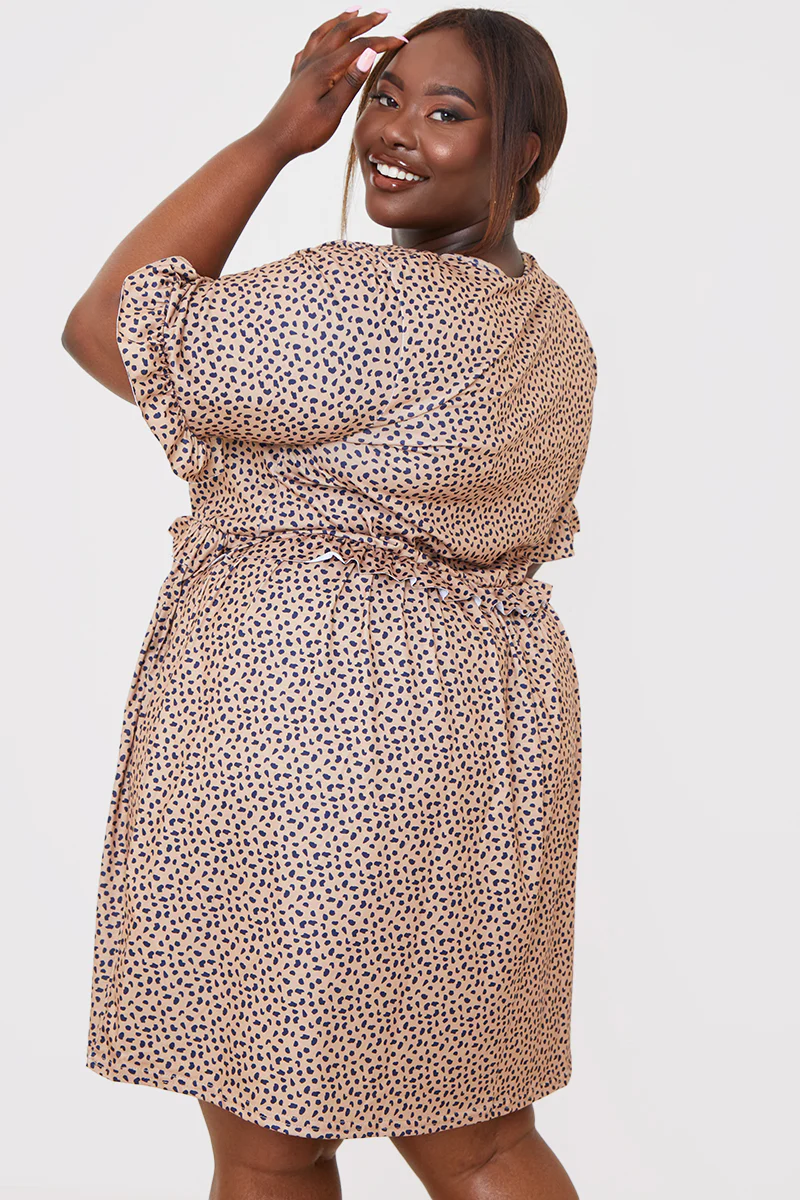 V Neck Skater Dress - Image 20