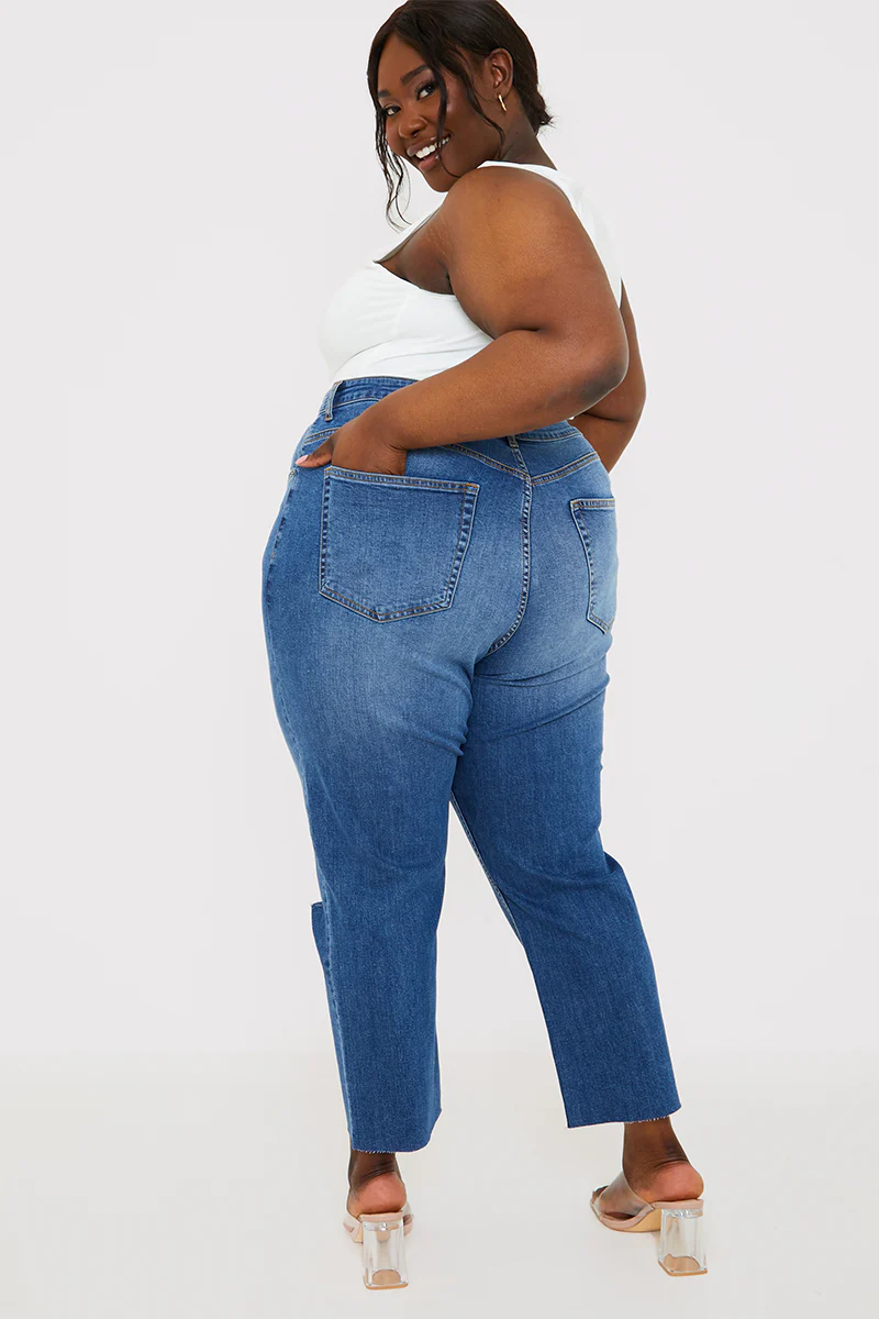 WASH STRETCH STRAIGHT JEANS - Image 6