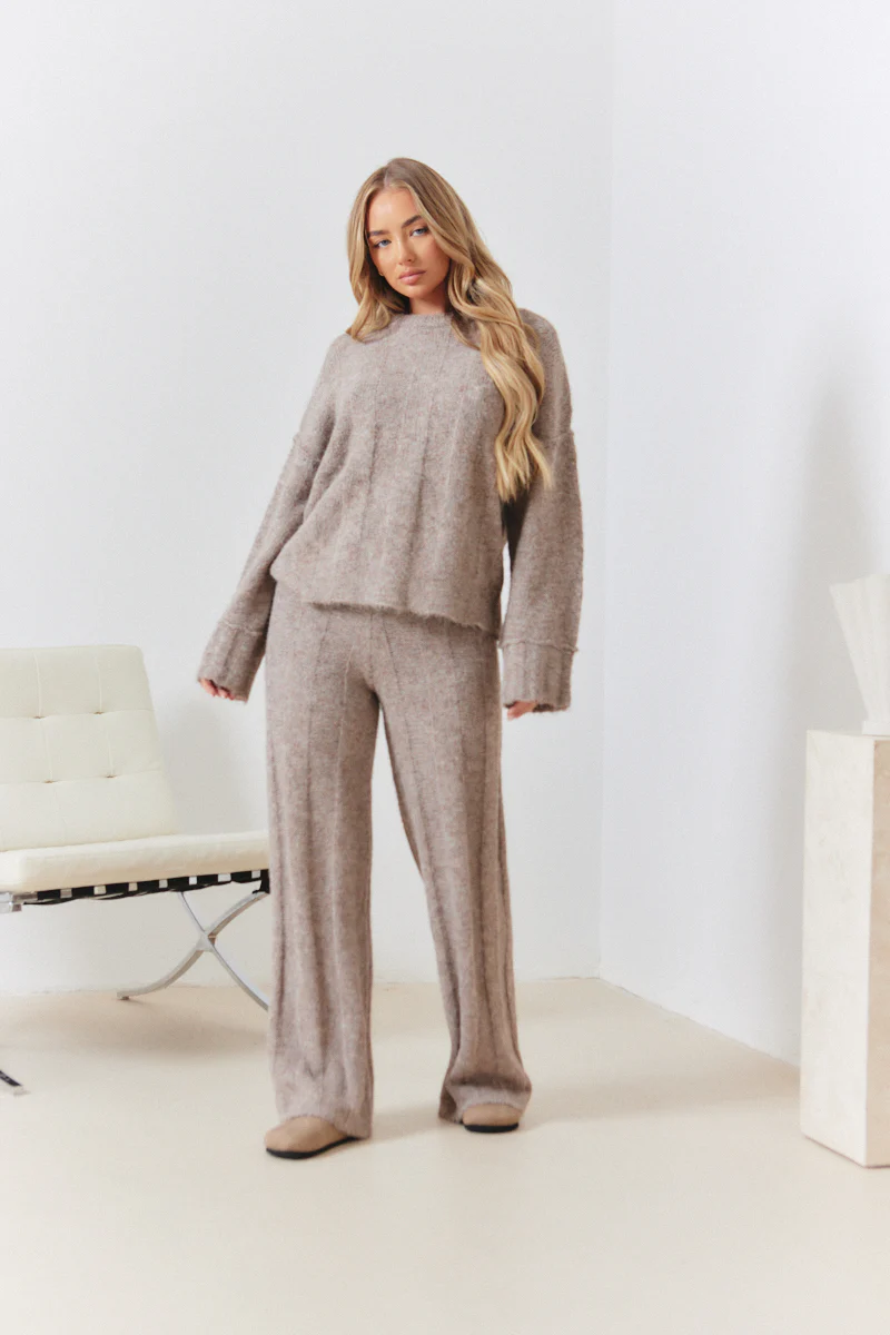 Exposed Seam Knit Co-Ord Jumper - Image 3