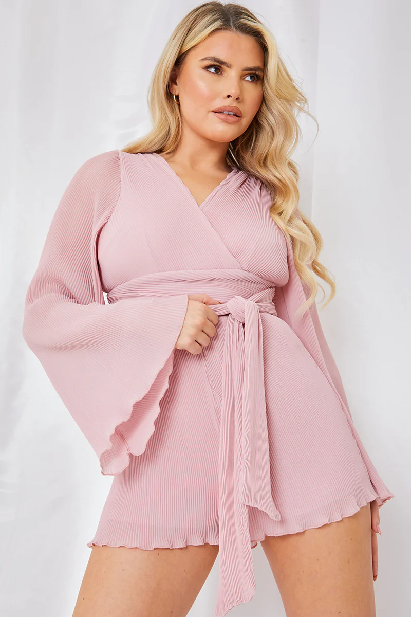 Wrap Belted Playsuit - Image 3