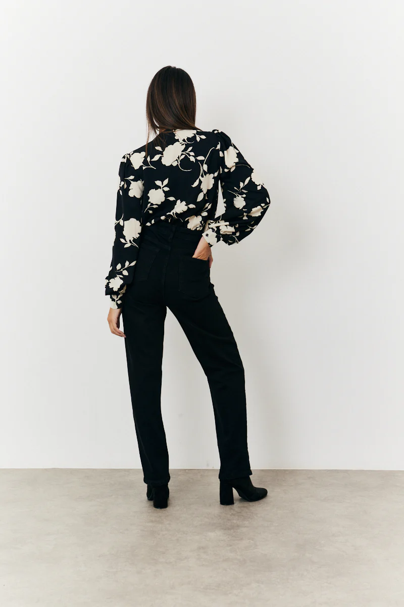 Floral Wrap Bodysuit - Image 4