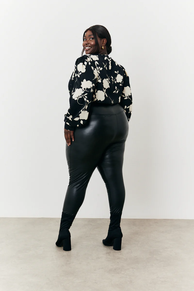 Floral Wrap Bodysuit - Image 7